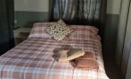 Queen bed in the Tiny House
